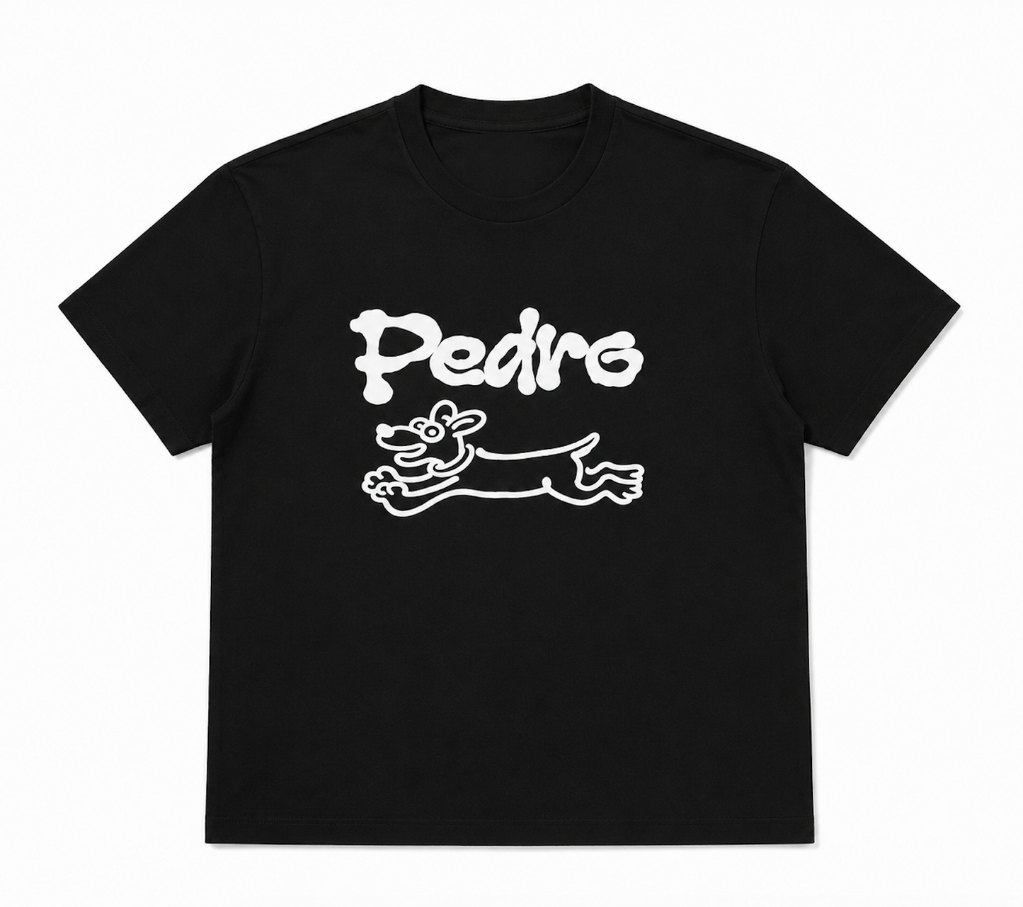 Funny Dog Graphic T-Shirt | Pedro Cartoon Dog Tee | Cute Minimalist Pet Lover Unisex Shirt