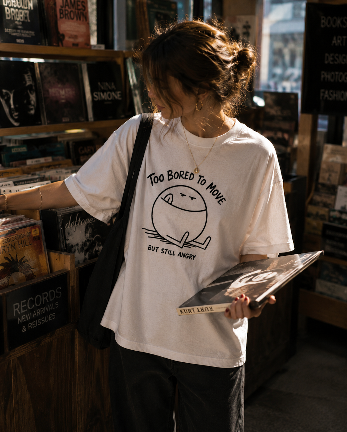 Too Bored To Move Graphic T-Shirt | Funny Lazy Meme Tee | Introvert Humor Unisex Shirt | Sarcastic Graphic Tee