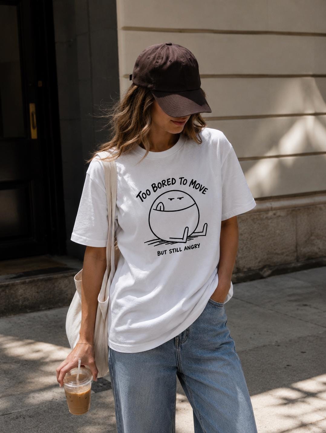 Too Bored To Move Graphic T-Shirt | Funny Lazy Meme Tee | Introvert Humor Unisex Shirt | Sarcastic Graphic Tee
