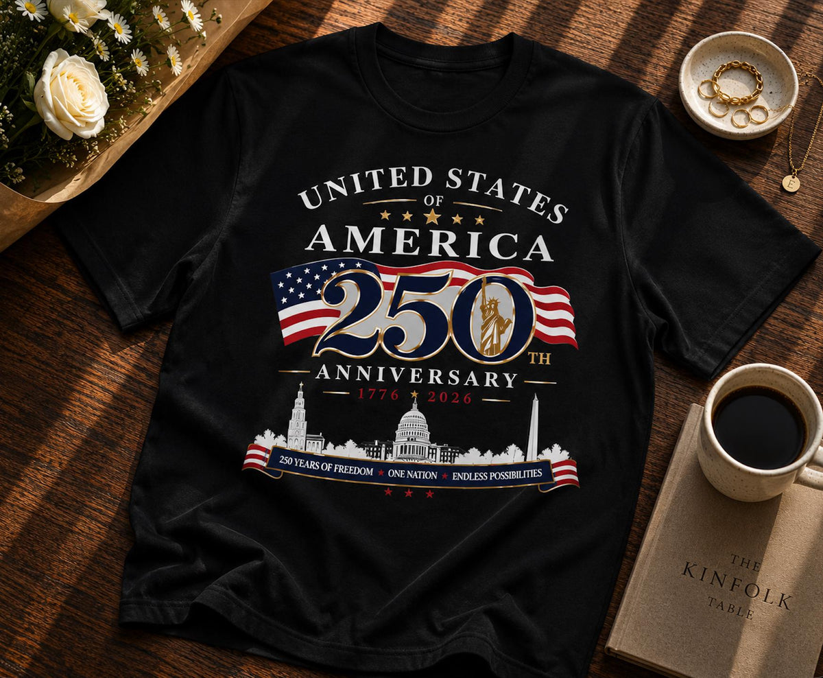 USA 250th Anniversary T-Shirt | Patriotic Unisex Tee