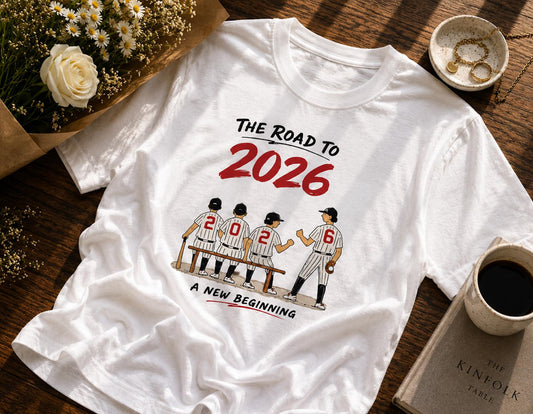 Class of 2026 Graphic T-Shirt | The Road to 2026 Graduation Tee | Senior Class Unisex Shirt | Graduation Gift