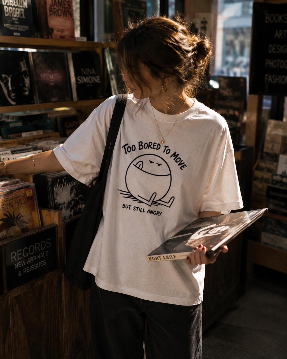 Too Bored To Move Graphic T-Shirt | Funny Lazy Meme Tee | Introvert Humor Unisex Shirt | Sarcastic Graphic Tee