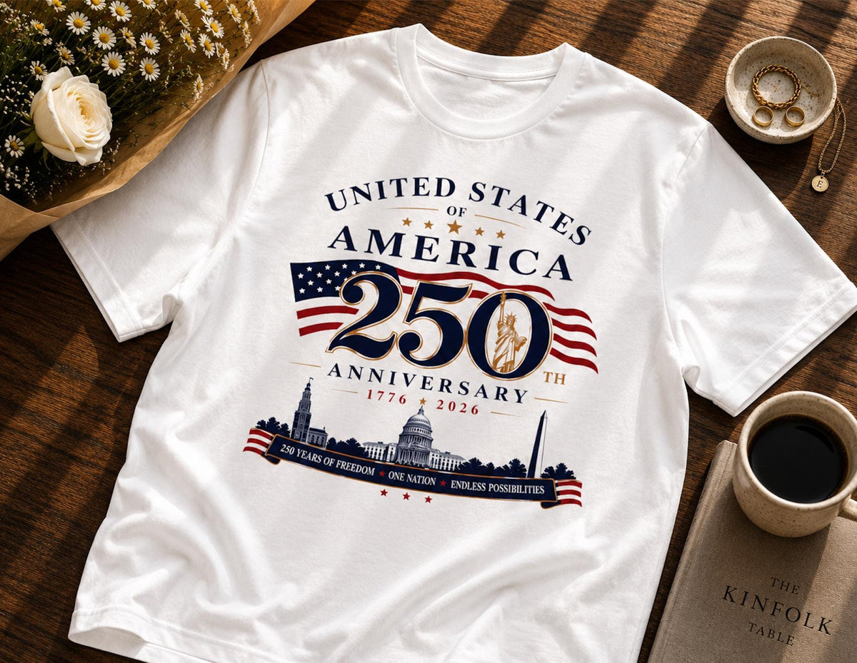 USA 250th Anniversary T-Shirt | Patriotic Unisex Tee