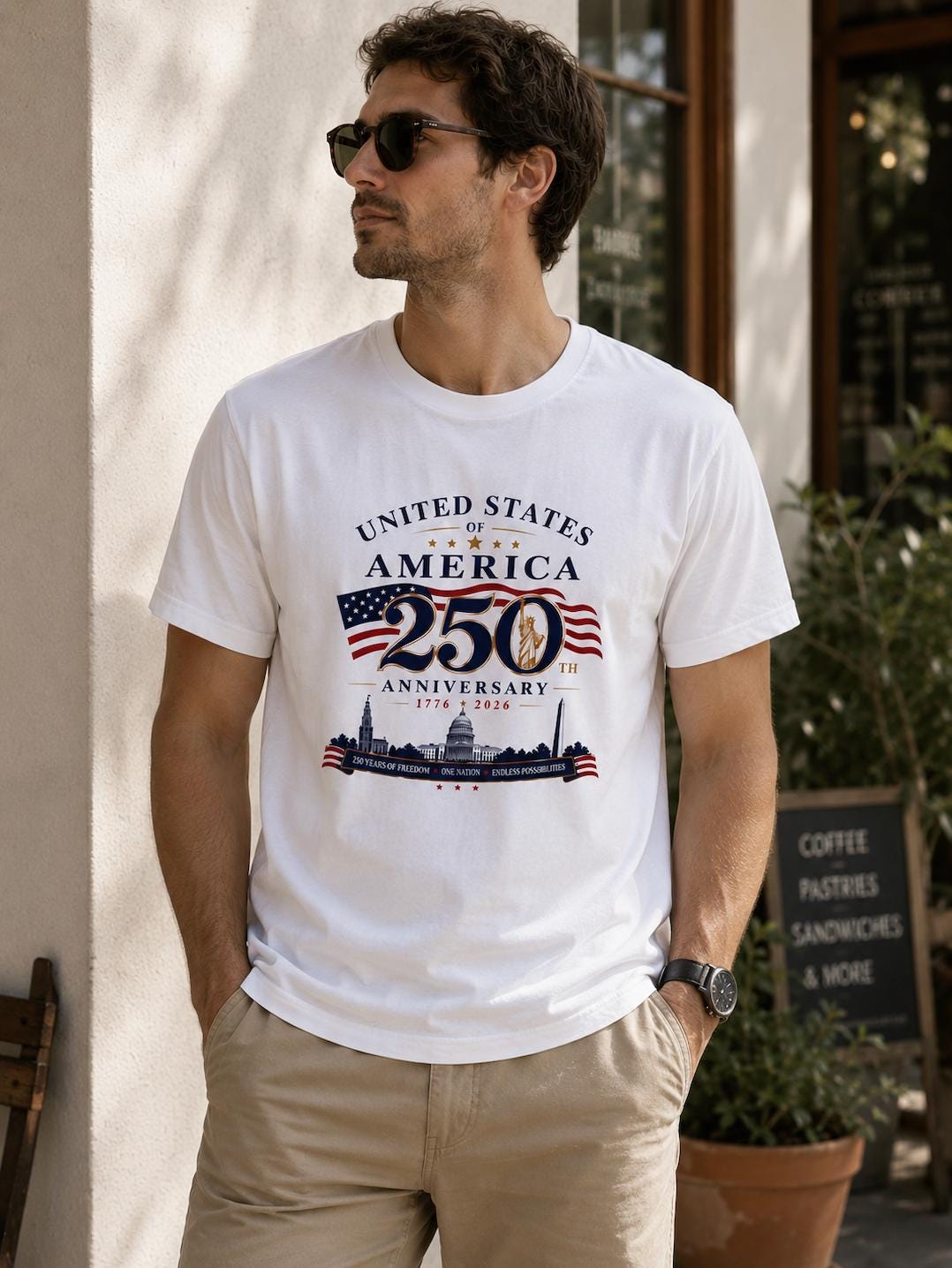 USA 250th Anniversary T-Shirt | Patriotic Unisex Tee