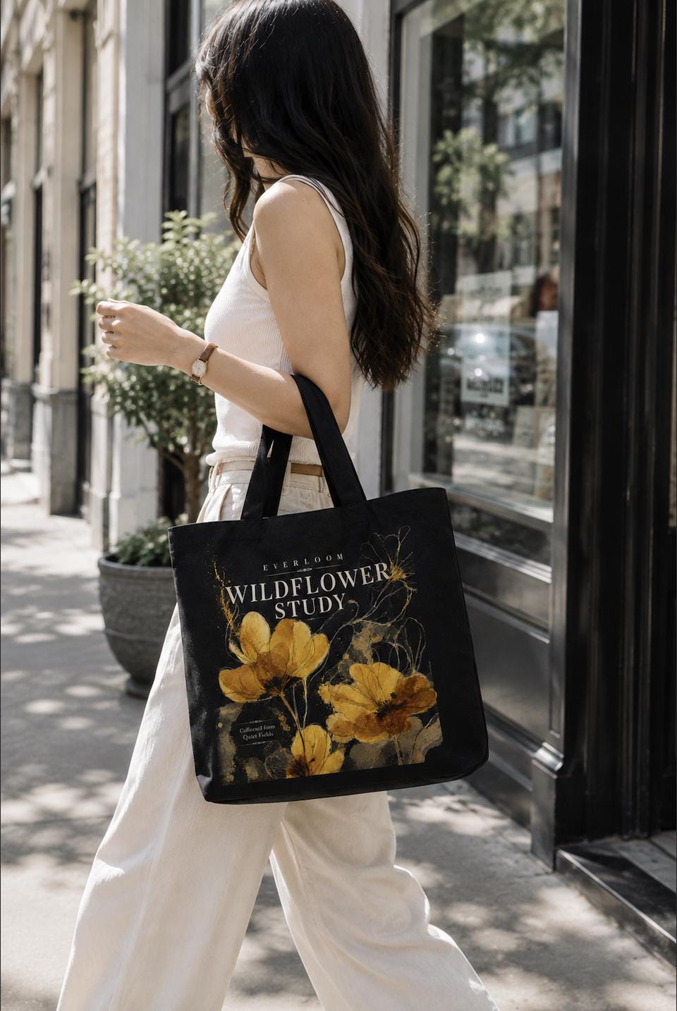 Rabbit Book Club Canvas Tote, Bunny Reading Lover Bag, Cozy Library Cottagecore Essentials